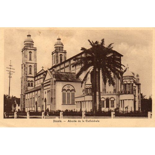 Carte Postale Ancienne  - Douala - Abside De La Cathédrale