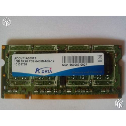 memoire Adata 1GB Pc2-6400S-666