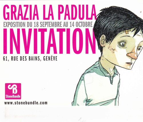 Carte Postale : Expo Grazia La Padula