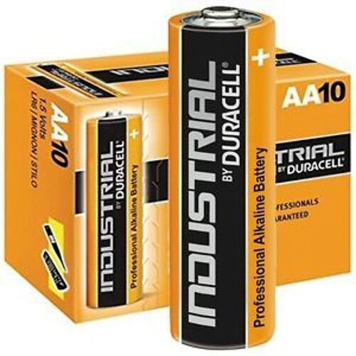 Pack de 100 piles AA / LR6 Duracell Industrial/procell 1,5 Volts - Garantie 1 an