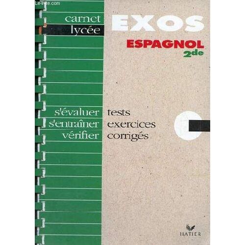 Carnet Lycée - Exos Espagnol 2de.