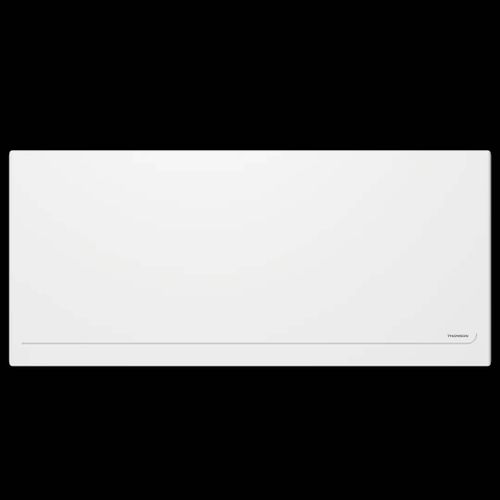Radiateur électrique fixe connecté WiFi à inertie sèche céramique avec thermostat interchangeable 1500W THOMSON MILLA horizontal blanc