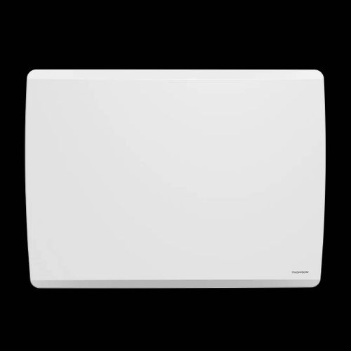Radiateur électrique fixe connecté WiFi à inertie sèche céramique + film avec thermostat interchangeable 2000W THOMSON MOLY horizontal blanc