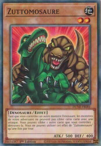 Yu Gi Oh Dune Fr081 Zuttomosaure