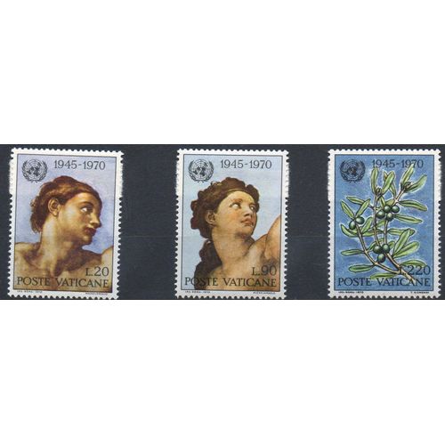 Vatican : Timbre 25 Ans De La Création Des Nations Unies 1970