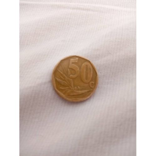 Monnaie 50 Cents Afrique Du Sud 2006