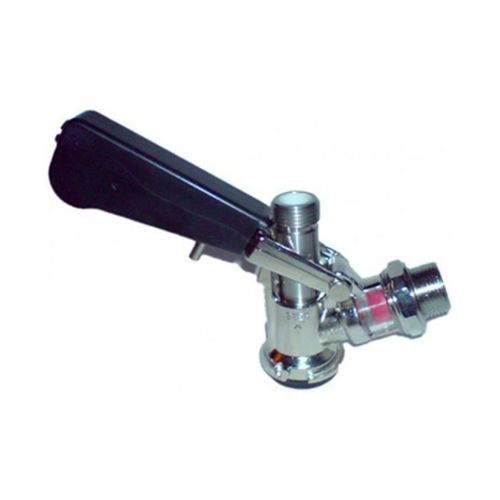 Tete de fut, tête de soutirage type S - raccord creuse, sortie latérale (contre-robinet)