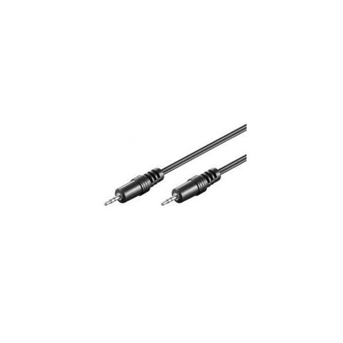 Cordon audio stéréo Jack 3,5 M/M - 2,5m - blindé