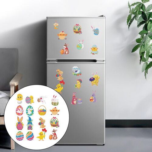 Peinture Diamant 5d Pour Enfants, Autocollants Créatifs De Pâques Et De Printemps, Bricolage, Kit D'art De Gemmes