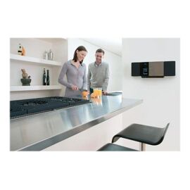 Panasonic SC-HC30 - Micro-système avec socle iPhone / iPod - 40 Watt (Totale) - argenté(e)