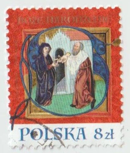 Timbre Oblitéré Boze Narodzenie,Polska ,8 Zl