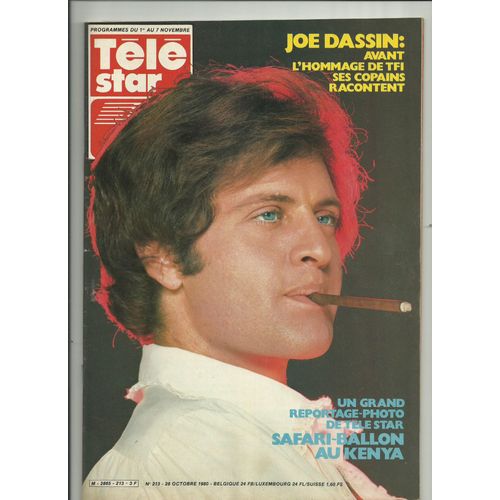 Télé Star N° 213 - Joe Dassin  - Roy Thinnes - Danielle Delorme