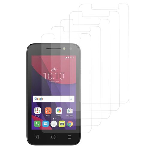 Alcatel Pixi 4 (4) 4.0": Lot / Pack De 5x Films De Protection D'écran Clear Transparent