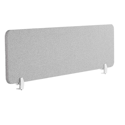 Séparateur de bureau 180 x 40 cm gris clair WALLY