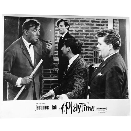 Playtime : Photo Argentique Américaine D'exploitation Cinématographique - Format 28x35,5 Cm - De & Avec Jacques Tati, Billy Kearns, Barbara Dennek, Rita Maiden, France Rumilly - 1967 #