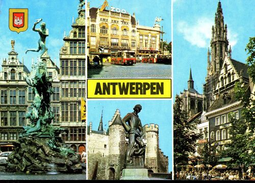 Carte Postale D' Anvers  (Belgique)  4 Vues