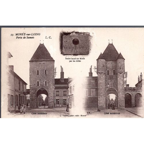 Carte Postale De Moret Sur Loing (Seine Et Marne) Porte De Sannois (Réf.33)