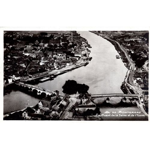 Carte Postale De Montereau (Seine Et Marne) Confluent De La Seine Et De L' Yonne (Réf.92)