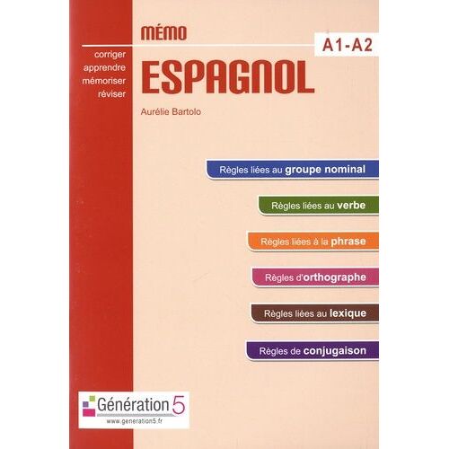 Mémo Espagnol A1-A2