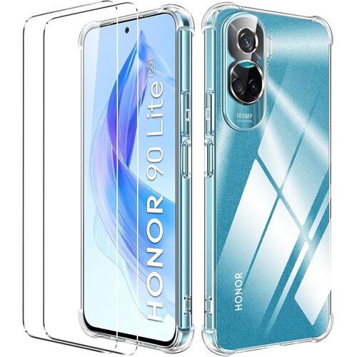 Coque Antichoc Pour Honor 90 Lite Et 2 Verres Trempé Film Protection Ecran Phonillico®