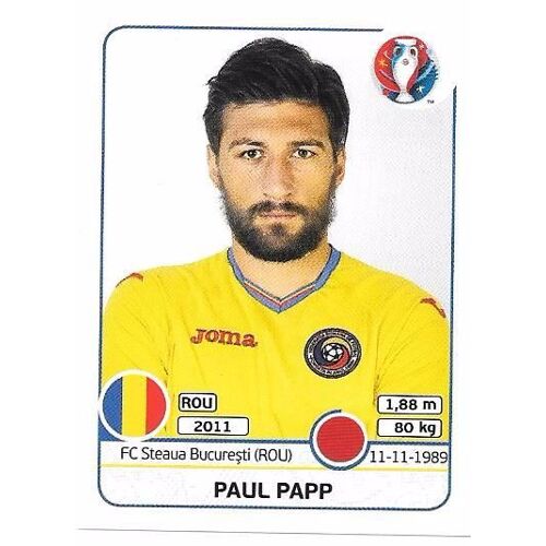 Vignette Panini Euro 2016 N°55 : Paul Papp