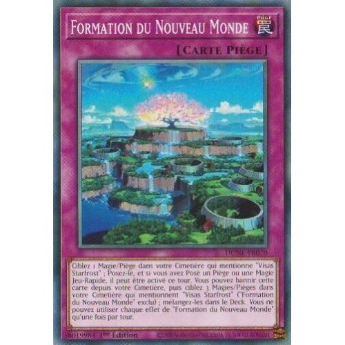Yu Gi Oh Dune Fr070 Formation Du Nouveau Monde