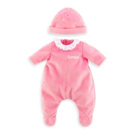 Mes Vêtements De Poupons Corolle BB36 PYJAMA ROSE + BONNET