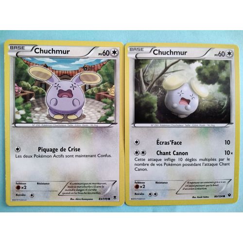 Cartes Pokémon N° 293 Chuchmur