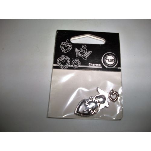 Charms De Coeur Et Un Ange