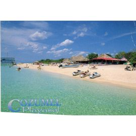 Carte Postale Couleur - Mexique - Cozumel Playasol