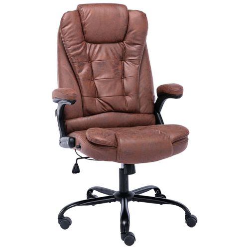 Vidaxl Chaise De Bureau Marron Clair Cuir V¿¿Ritable