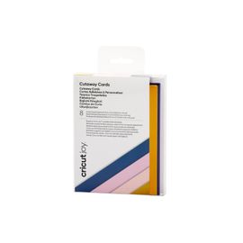 Cricut Joy - 8 Cartes Adhesives Et Env. Bleu/Rose 10,8x14 Cm