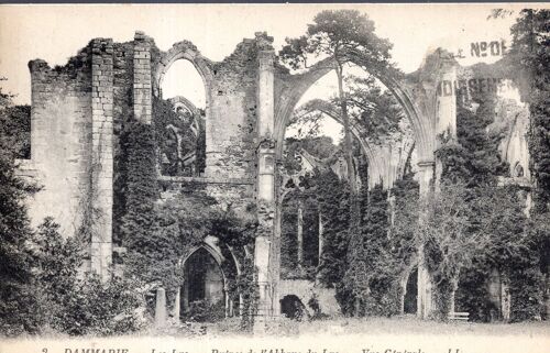 Carte Postale De Dammarie (Seine Et Marne) Les Lys : Ruines De L'abbaye De Lys, Vue Générale (Réf.2)