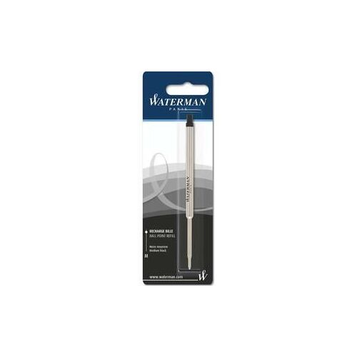 Waterman Blister 1 Recharge Bille Moyenne Coloris Noir