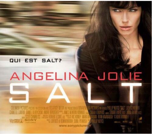 Salt - Phillip Noyce - Angelina Jolie - Liev Schreiber - Chiwetel Ejiofor - Affiche De Cinéma En 6 Parties - Format 4x3 Mètres