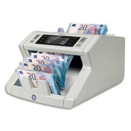 Safescan Compteuse De Billets 2250 Blanche Avec Triple Détection : Uv,Magnétique,Infrarouge 115-0513