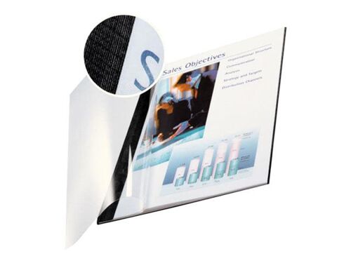 Leitz ImpressBIND - A4 (210 x 297 mm) - 35 feuilles - noir avec couvercle avant transparent - couverture souple - pour Leitz impressBIND 140, impressBIND 280