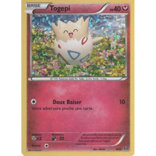 Carte Pokémon "Togepi" Pv40 Holo 9/12