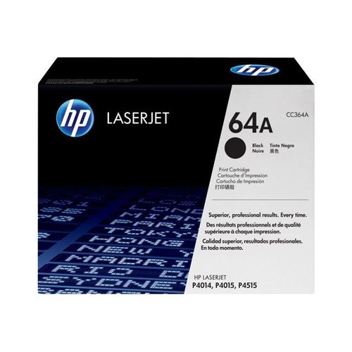 HP 64A - Noir - original - LaserJet - cartouche de toner (CC364A) - pour LaserJet P4014, P4015, P4515