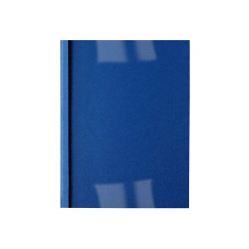 GBC LeatherGrain - 3 mm - A4 (210 x 297 mm) - 30 feuilles - 150 micromètres - bleu - 240 g/m² - 100 unités couverture à reliure thermique