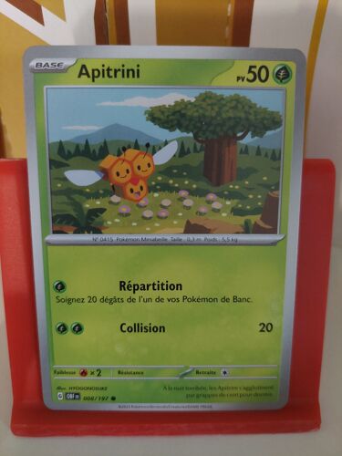 Carte Pokémon Apitrini 008/197 Obf Flammes Obsidiennes