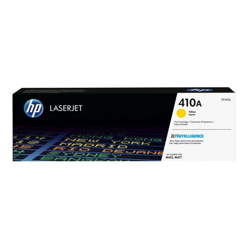 HP 410A - Jaune - originale - LaserJet - cartouche de toner ( CF412A ) - pour Color LaserJet Pro M452, MFP M377, MFP M477