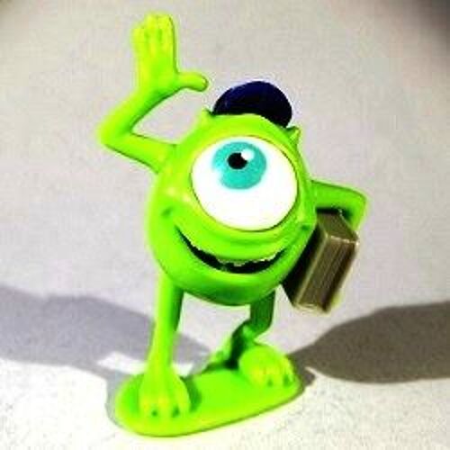 Figurine "Kinder" (2013) - Monsters University / Bob Razowski ( Tr250 / Tr-250 ) Avec Bpz