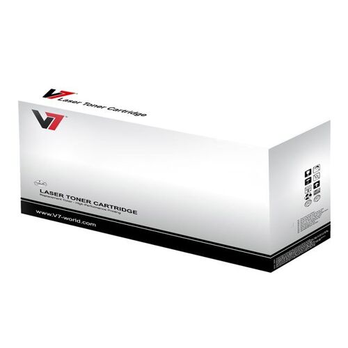 V7 - Cyan - compatible - remanufacturé - cartouche de toner (alternative pour : HP CE321A) - pour HP Color LaserJet CM3530 MFP, CM3530fs MFP, CP3525, CP3525dn, CP3525n, CP3525x