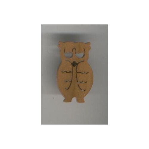 Chouette En Bois Pour Collection: Pin's