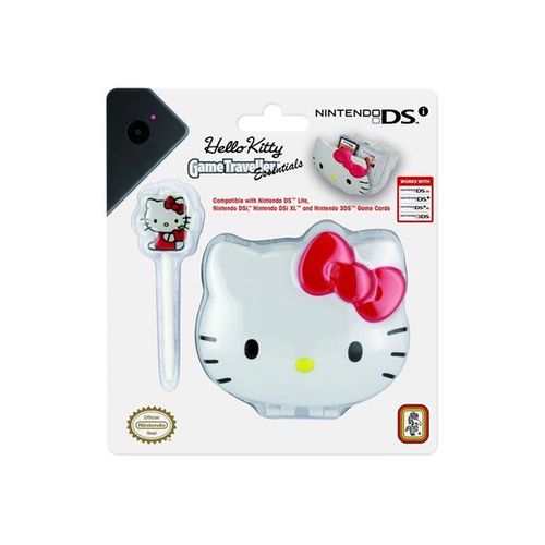 ALS Hello Kitty Gamebox + Stylus HK50 - Kit d'accessoires pour console de jeu - blanc - pour Nintendo 3DS, Nintendo DS Lite, Nintendo DSi, Nintendo DSi XL
