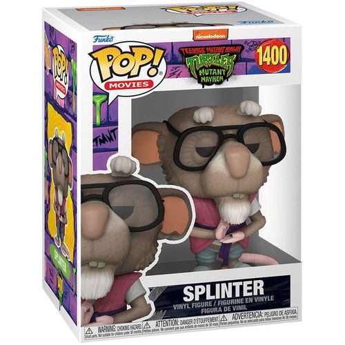 Figurine Tmnt Tortues Ninja Mayhem - Splinter Pop 10cm