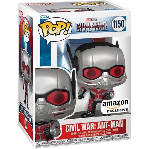 Figurine Funko Pop - Captain America : Civil War [Marvel] N°1150 - Civil War : Ant-Man (70096)
