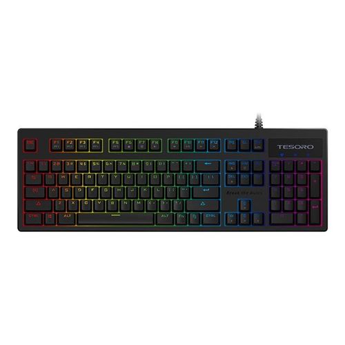 Tesoro Excalibur Spectrum G7SFL - Clavier - backlit - USB - commutateur : Kaihl Red - noir