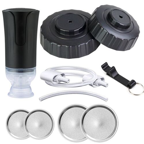 Scellant Sous Vide Pour Aliments, Scellant De Pots Portables, Scellant De Pots De Mise En Conserve Entièrement Automatique, Kits D'accessoires